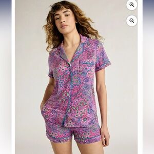 Purple Paisley Pajama Set